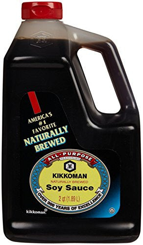 Kikkoman Soy Sauce, 64-Ounce Bottle (Pack of 1)