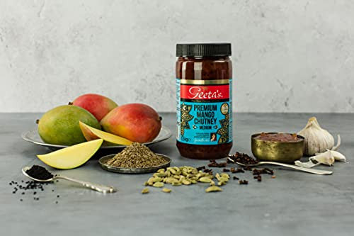 Geeta's Premium Mango Chutney 1.5 Kg Mangoes Aromatic No Arti Flavours/Colours
